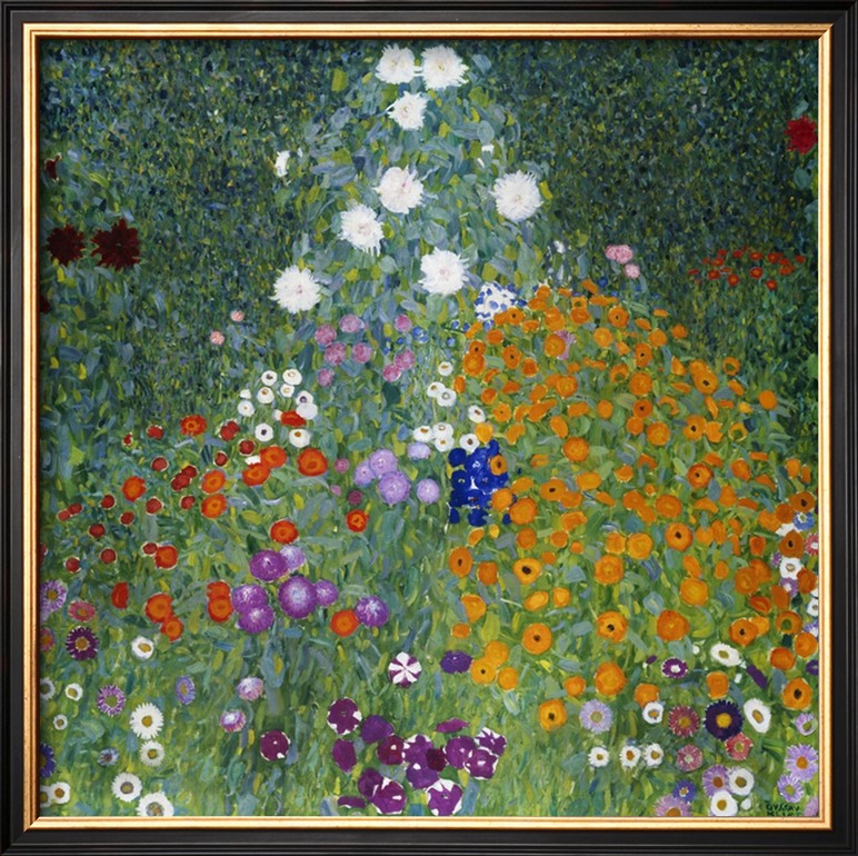 Farmers Garden - Gustav Klimt Painting